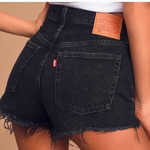 Levis 501 High Rise Cut Off Shorts